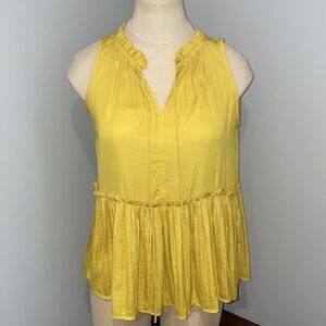 Loft Sleeveless Peplum Top Size XS